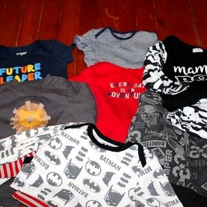 Baby Boy Wardrobe Bundle - 3-6 Months - 13 Piece Lot - Fun & Cozy Outfits